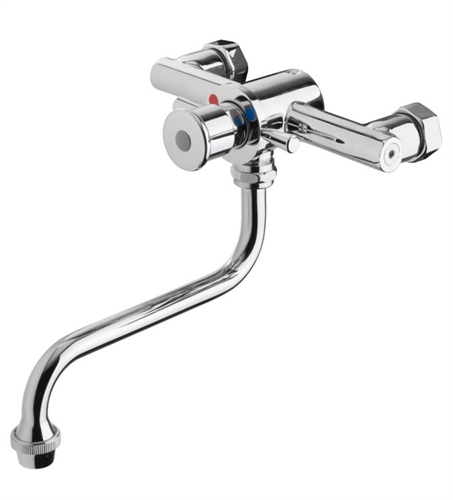 Hart Multi Adjustable Wall Mounted Sink Tap (Self Closing)